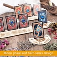 thumbnail image 3 of Sywqhk 2 soportes de madera para tarjetas, herramientas de adivinación de brujas, tarot de altar (1) Sywqhk Alta Calidad, 3 of 7