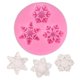 thumbnail image 1 of Molde de silicona para velas 3D, velas navideñas, portavasos para pasteles, herramientas de decoración para hornear, 50-1891, molde rosa solo incluido, 1 of 4