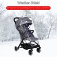 thumbnail image 4 of Cubierta De Lluvia Universal Para Cochecito Eva Clear Baby Pram Cubierta De Lluvia A Prueba De Lluvia Cubierta Impermeable A Prueba De Viento Yuarrent HA038619-00, 4 of 6