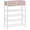 Pink, variant on 5 Tier Shoe Organizer with 2 Non-Woven Drawers, Metal Storage Shoe Shelf for 16-20 Pairs of Shoes, with Wooden Top and Steel Frame