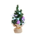 Aminojy Christmas Ornaments Desktop Mini Light Up Christmas Tree 7.97