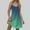 Green, variant on ZZwxWA Women's Casual Sundress Summer Camisole Boho Beach Dress V Neck Tank Dresses
