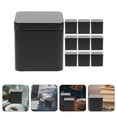 thumbnail image 4 of 10 latas de metal cuadradas para té, portátiles, de hojas sueltas, vacías, 4 of 7