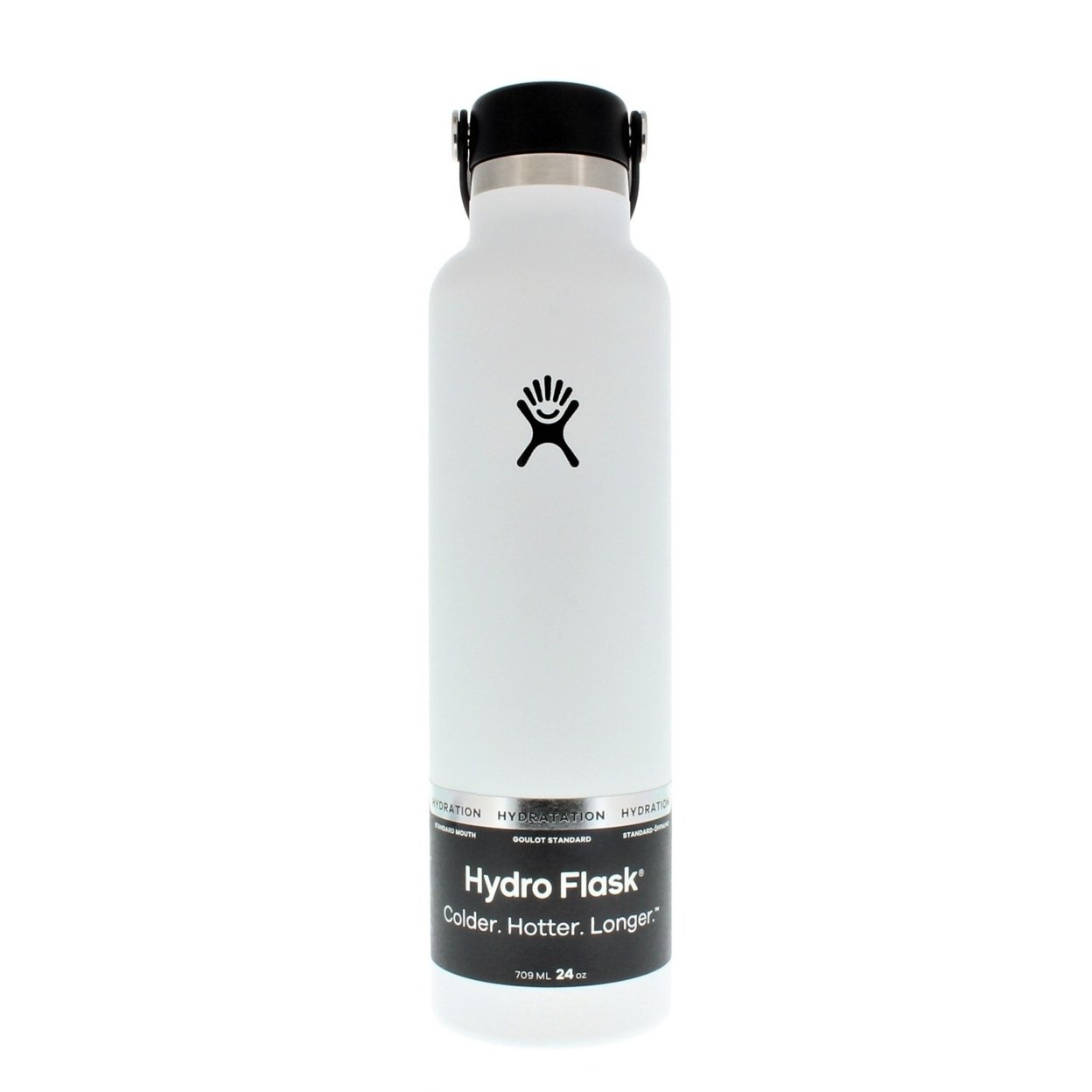 Hydro Flask Standard Mouth Water Bottle Black 24oz
