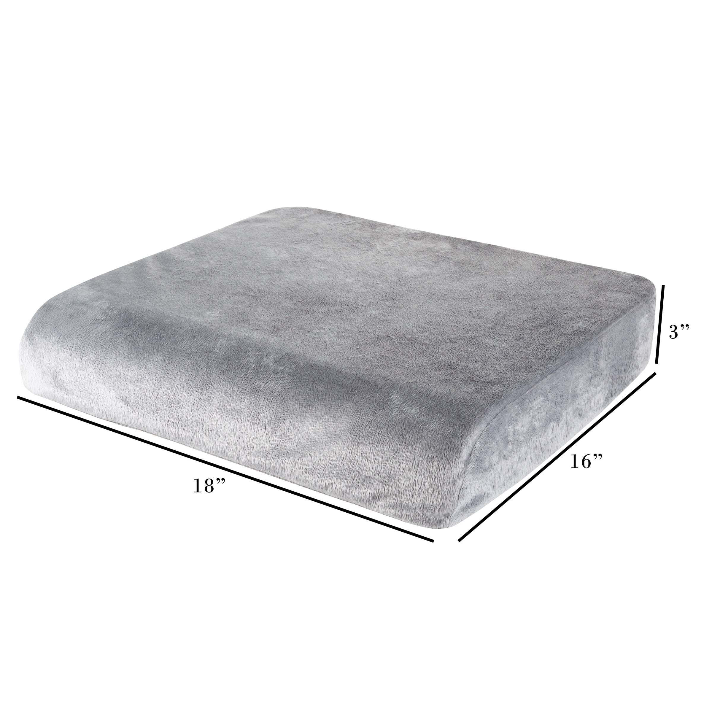 Cheer Collection Ultra Supportive Memory Foam Extra-Large Seat Cushion - On  Sale - Bed Bath & Beyond - 16903484