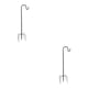 thumbnail image 1 of Advancent 2x ganchos de pastores de materiales de hierro para hermosos jardines, ganchos de pastores de belleza, flores 1*96cm 2Conjunto, 1 of 1
