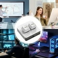thumbnail image 4 of Custom Mini Keyboard 2 Key RGB Macro OSU Keypad Programmable Mechanical Keyboard for Gaming Working, White Type B, 4 of 8