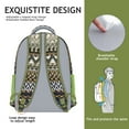 thumbnail image 5 of Colorful Vintage Waterproof Student Backpack - Breathable & Lightweight for Daily Use, 5 of 5