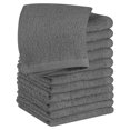 thumbnail image 2 of Linteum Textile 100% Cotton Premium Washcloths, 12x12 Inches [Pack of 24] Light Grey, 2 of 7