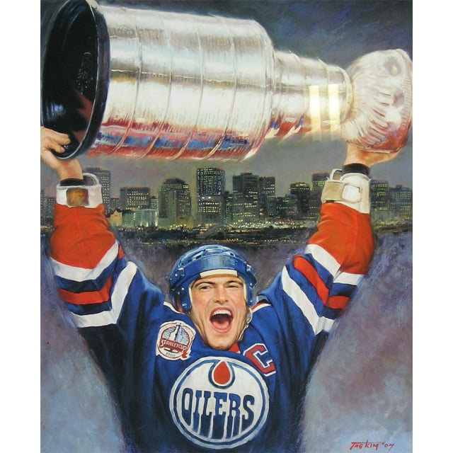 Mark Messier Edmonton Limited Edition Lithograph – 25x20 Collector Print (Unsigned)
