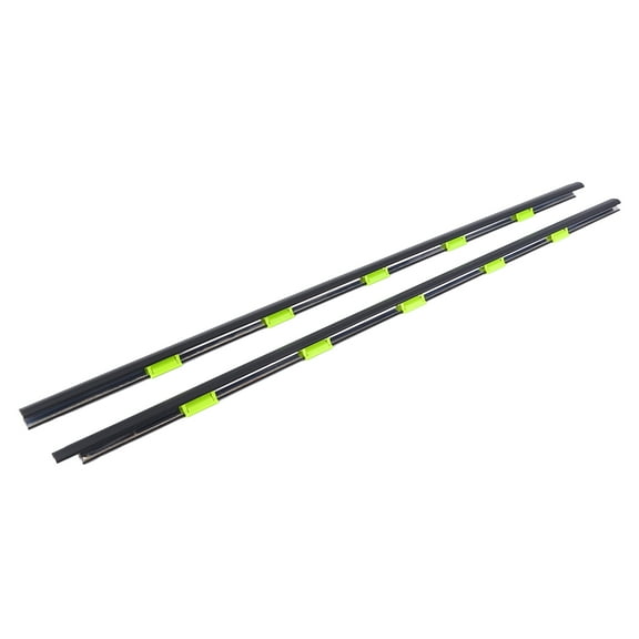 Molaner Driver and Passenger Side Door Window Outer Weatherstrip Belt Molding Fits for Honda Civic EK 1996-2000 Replace 72410-S03-003 72410S03003 72450-S03-003 72450S03003, 2PCS