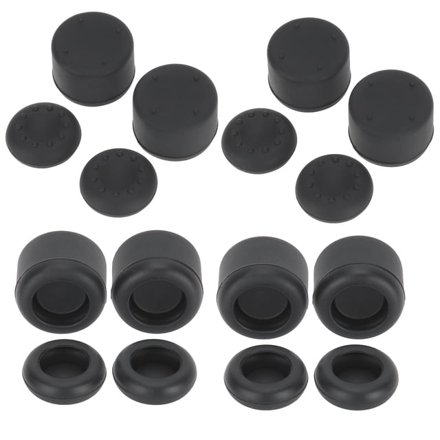 Empuñaduras para el pulgar, juego de 4 tapas de silicona para joystick de control, cubiertas para empuñaduras para el pulgar, características de vanguardia