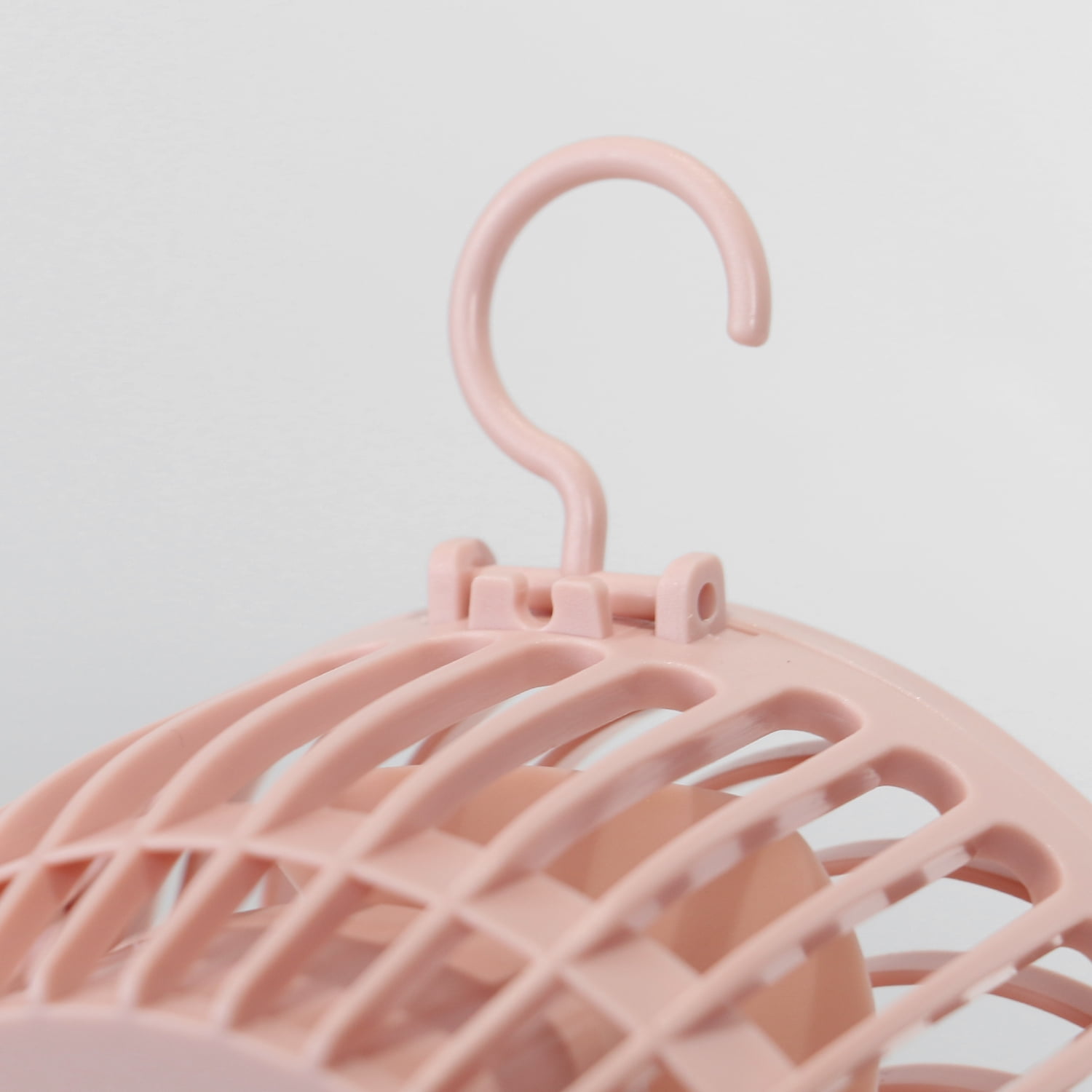 Mainstays 4-Inch New USB Rechargeable Fan with Flexible Tripod for Strollers with 3 Speeds, Pink