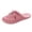 Pink, variant on Stylish Women'S Platform Slippers Women's Spring Summer Solid Color Shoelaces Slippers With Holes Cool Breathable Shoes Casual Slippers With A Wrapped Head For External Wear