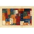 thumbnail image 1 of Ahgly Company Indoor Rectangle Contemporary Brown Red Abstract Area Rugs, 8' x 10', 1 of 6