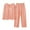 Orange, variant on Frostluinai Womens Pajama Sets Casual Built-in Bra Padded Sleepwear 2 Piece Soft Long Sleeve Tops Elastic Waist Lounge Pants Solid Loungewear Sets
