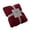Wine red, variant on Necvior Striped Flannel Blankets for Beds Solid Color Soft Warm Minks Throw Sofa Cover Bedspread Beach Travel Blankets