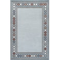 thumbnail image 3 of JONATHAN Y HAWAII 3 x 5 Area Rug, Sebastian Diamond Border - Blue/Ivory, HWC102D-3, 3 of 10