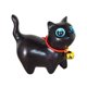 thumbnail image 3 of Mini Estatuilla de Gato, Estatua de Gato de Madera Artesanal, Escultura de Gato Decorativa Encantadora, Figura de Gato en Miniatura para Estantes, Gab, 3 of 9