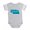 Heather Gray, variant on CafePress - 3 Nebraska - Cute Infant Baby Football Bodysuit