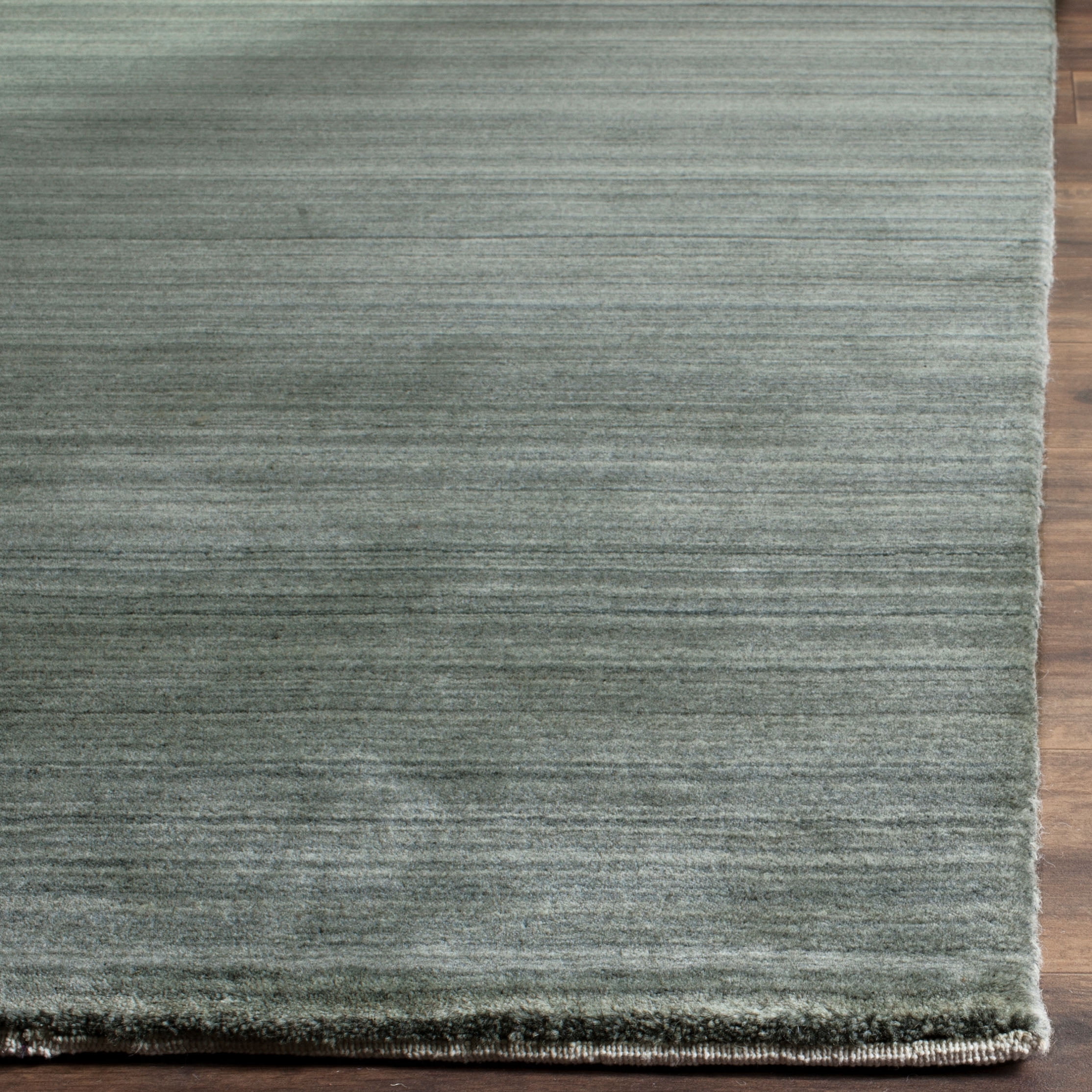 SAFAVIEH Himalaya Vince Overdyed Striped Wool Runner Rug, Slate/Blue, 2'3" x 8'