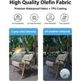 thumbnail image 5 of WINSOON 24x24 Inch Outdoor Deep Seat Cushion Set-Light Grey, 5 of 6