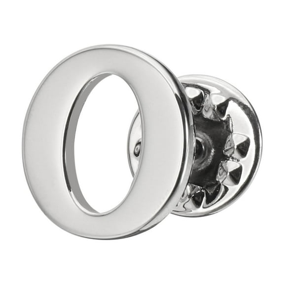 Uxcell Letter Lapel Pins, Initial Alphabet Collar Pins, Silver Tone, Letter K