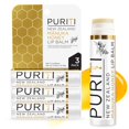 thumbnail image 1 of PURITI Bálsamo labial de miel de Manuka – Paquete de 3 calmante e hidratante enriquecido con aceites de almendra, jojoba, macadamia, manteca de cacao hidratante para labios secos y agrietados, autén, 1 of 5