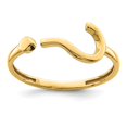 thumbnail image 7 of 14K Yellow Gold Question Mark Adjustable Ring Size 7, 7 of 7