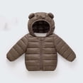 thumbnail image 2 of fatyb Toddler Winter Coat Baby Boys Girls Hooded Lightweight Quilted Jacket Full Zip Puffer Coat Outerwear, 2 of 5