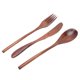 thumbnail image 3 of Cubiertos, superficie lisa, juego de tenedores respetuosos con el medio ambiente, madera duradera para cafés, picnics ANGGREK Otros, 3 of 8
