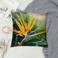 thumbnail image 2 of Orinice Bird of Paradise Flower Graphic Decorative Pillow Cover for Home Couch Living Room Bed Sofa 24x24in, 2 of 5