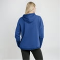 thumbnail image 5 of Women's Fanatics Heather Blue Tampa Bay Lightning Lux Lounge Helmet Arch Pullover Hoodie, 5 of 7