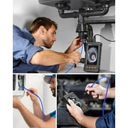 33FT Dual-Lens Borescope, Oiiwak Industrial Endoscope 1080P Video Sewer Pipe Drain Plumbing Wall Inspection Camera Snake with Light IP68 Waterproof, 32GB Card, Toolbox