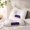 Purple white, variant on 2 Ergonomic Neck Pillows, Breathable, Washable Zip Cover, All-Season Neck Support(blue white)