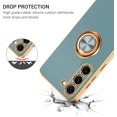 thumbnail image 4 of for Samsung Galaxy S23 Case, Galaxy S23 6.1" Case, Slim Lightweight Ring Holder Kickstand Magnetic Car Mount Supported Electroplated Women Girls Case for Samsung Galaxy S23 6.1"-Grey, 4 of 16