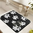 thumbnail image 3 of Dish Drying Mat Spooky Ghost Happy Halloween Night Kitchen Drying Mat Absorbent Heat Resistant 18x24 Inch Dishes Plate Glass Dry Draining Pad for Coffee Machine Dish Rack, 3 of 7
