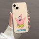 thumbnail image 1 of Funda de teléfono de dibujos animados Bob Esponja para iPhone 11 12 Mini 13 14 Pro XS Max X 8 7 6s Plus 5 SE XR carcasa transparente Fivean unisex, 1 of 2