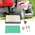 thumbnail image 3 of Lawn Mower Parts, Lawn Mower Air Filter Set Exquisite Craftsmanship Wide Compatibility 499486 Easy To Install  for Replacement, 3 of 7