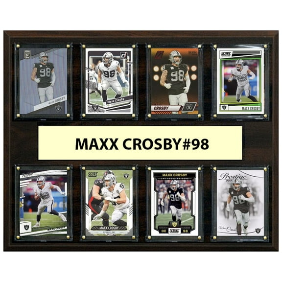Maxx Crosby Las Vegas Raiders 12" x 15" Trading Card Plaque