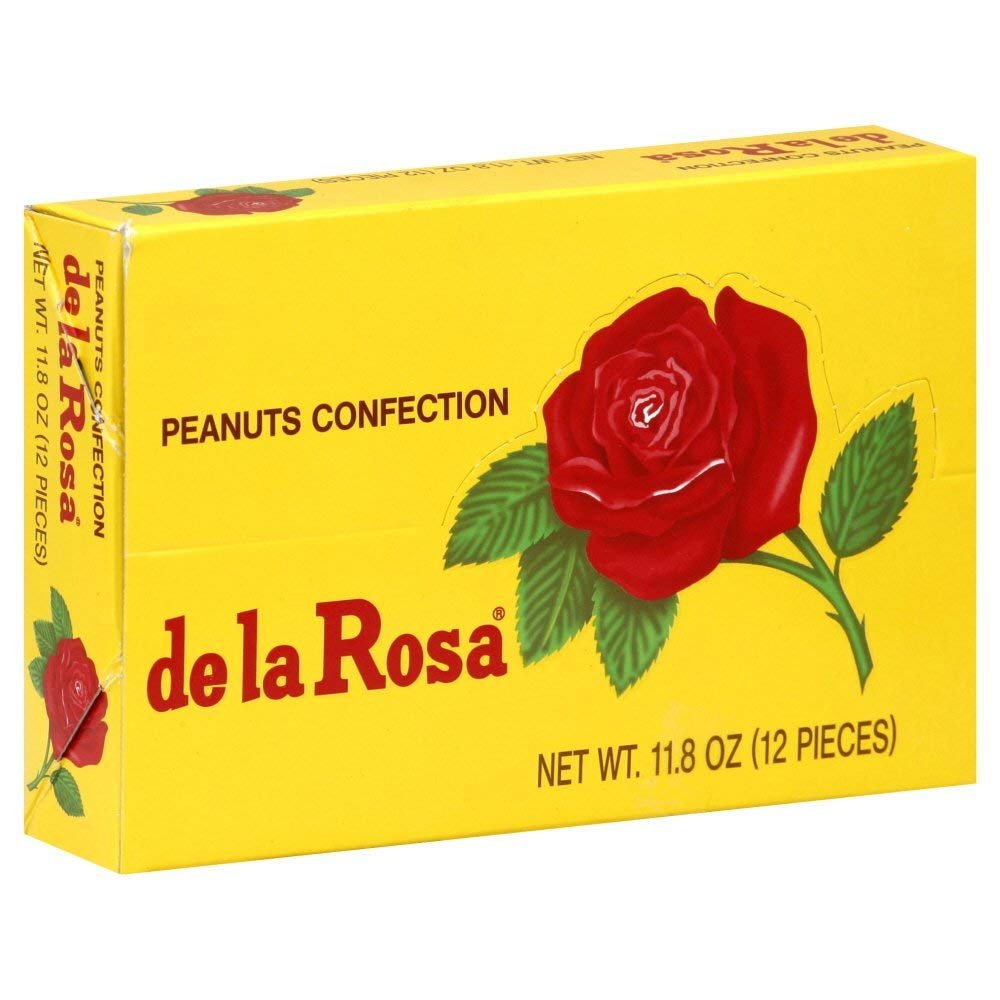 Mexican Candy De La Rosa Peanut Candy Mazapan Marizapan Small Box 1 0 Oz Pack Of 12 Dulces De Mexicana Walmart Com Walmart Com