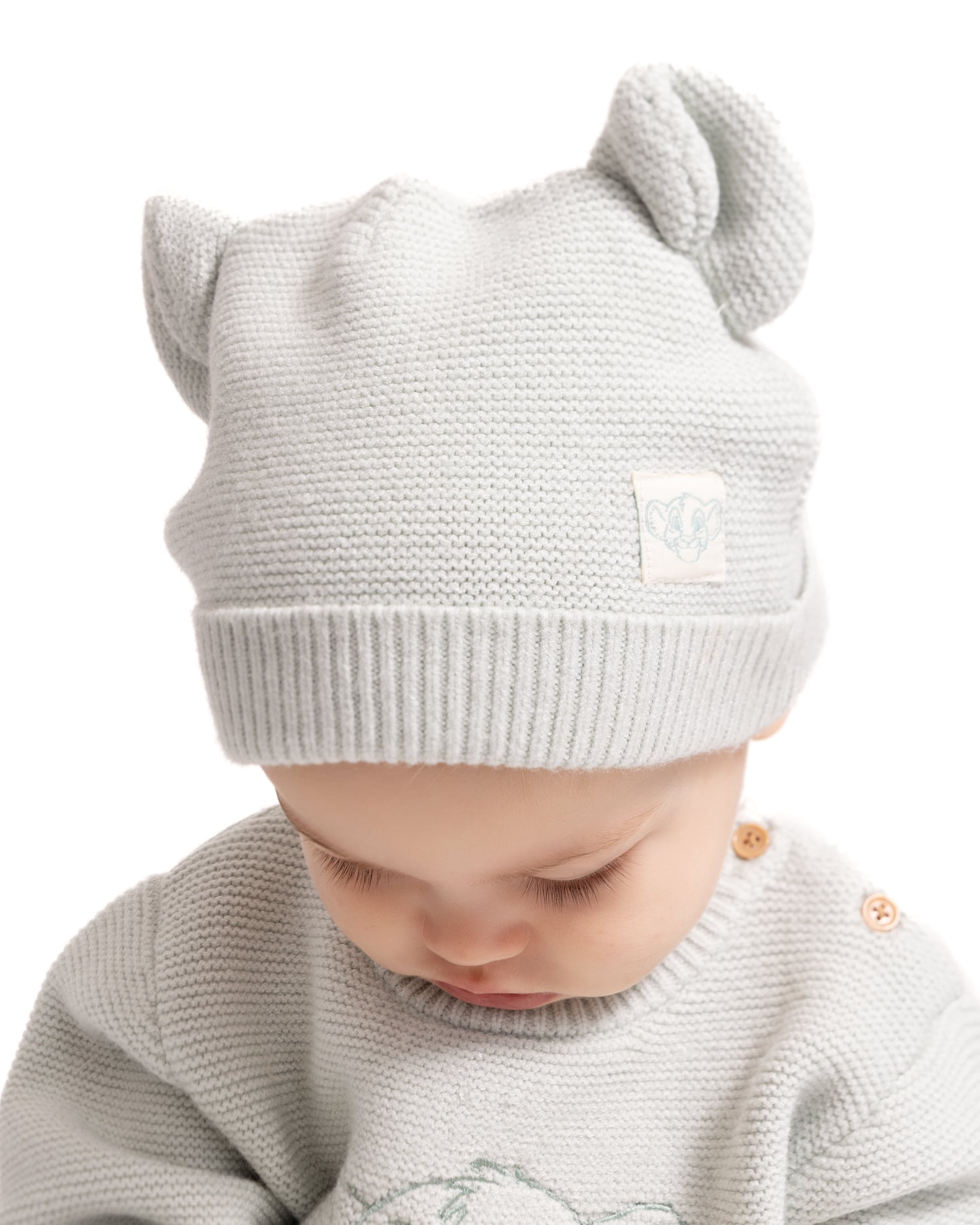 Disney Baby Wishes + Dreams The Lion King Crewneck Sweater, Pants and Hat Set, 3 Piece, Sizes 0/3M-18M