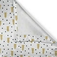 thumbnail image 6 of Ambesonne Christmas Grommet Curtain, Pine Trees Black Dots, 50" x 54", Sand Brown Black White, 6 of 6
