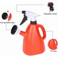 thumbnail image 4 of syligr 1-Liter Handheld Garden Sprayer, Watering Can, Dual-Purpose Trigger Spray Bottle, for Plants, Bonsai, Lawn, Outdoor Watering, Lightweight Flower Misting Tool, Liquid Fertilizer Applicator, 4 of 9
