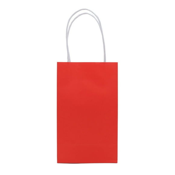 10pk red paper bag, Red paper bag