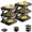 Black*2, variant on 3-Multi-Layer Dish & Prep Tray Storage Rack, Easy to Store, Space-Saving, Plate Display Rack for Kitchen Cooking