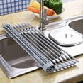 thumbnail image 1 of AURIKAR Roll up Dish Drying Rack,Over The Sink Multipurpose Roll-up Dish Drying Rack，L16.9.3inches×W11.42inches, 1 of 8