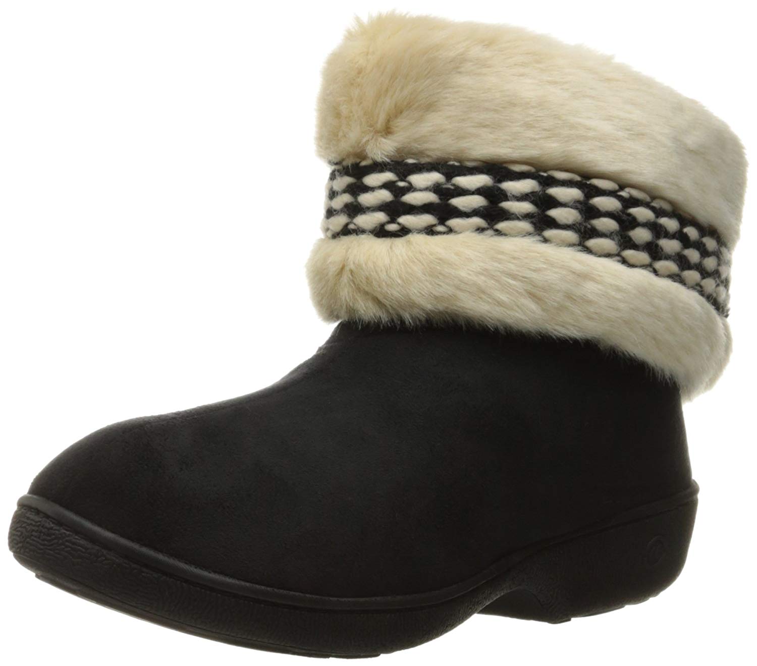 isotoner womens boot slippers