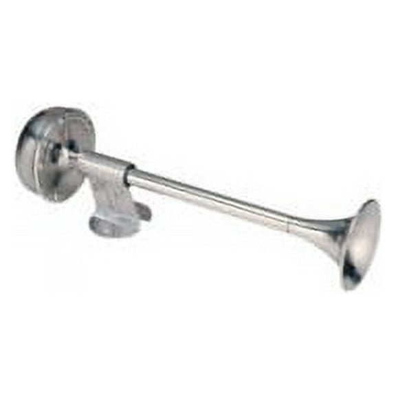 Seachoice New Boat Horn Single Trumpet Stainless 12V Marine 16-3/4 In.