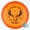 Orange Sparkle/Black Foil 169 gm, variant on Westside Discs VIP Stag